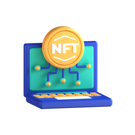 NFT en ligne  3D Icon