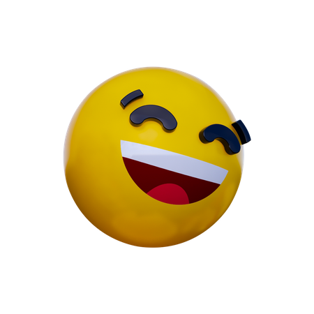 En riant  3D Icon