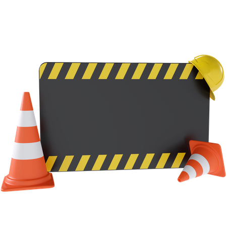 En tablero de construcción  3D Icon