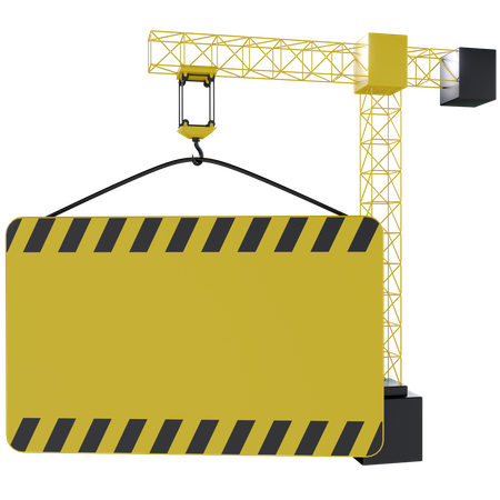 En tablero de construcción  3D Icon