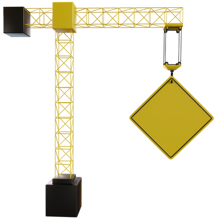 En tablero de construcción  3D Icon