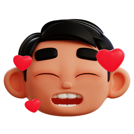 Enamorarse emoji  3D Icon