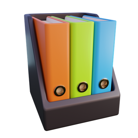 Encadernador 3D Icon