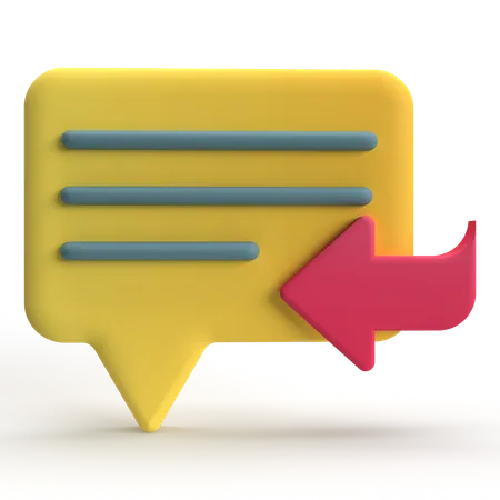 Encaminhar bate-papo  3D Icon