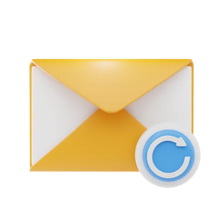 Encaminhar e-mail  3D Icon