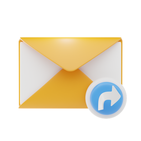 Encaminhar e-mail  3D Icon