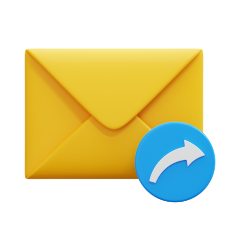 Encaminhar e-mail  3D Icon