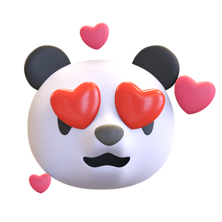 Lindo panda  3D Emoji