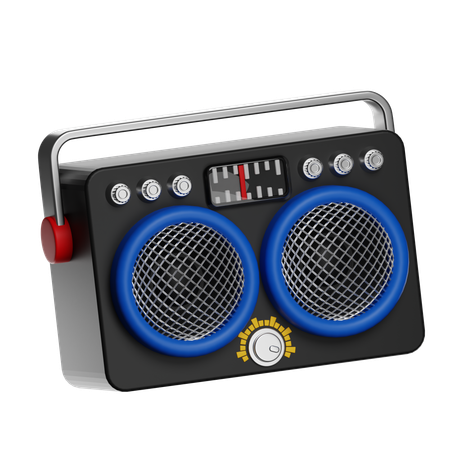 Enceinte Bluetooth portable avec grilles 3D Icon