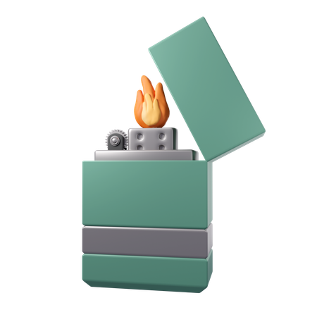 Encendedor zippo  3D Icon