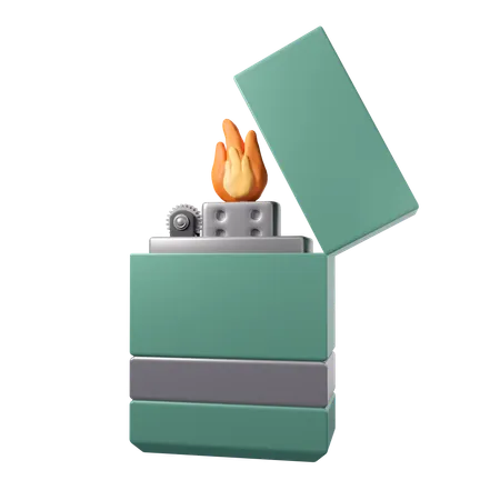 Encendedor zippo  3D Icon