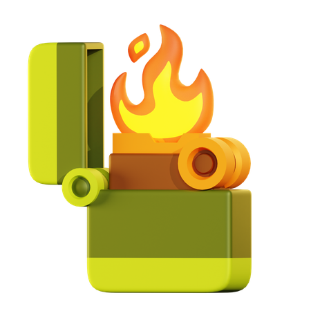 Encendedor zippo  3D Icon