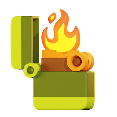 Encendedor zippo  3D Icon