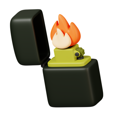 Encendedor zippo  3D Icon