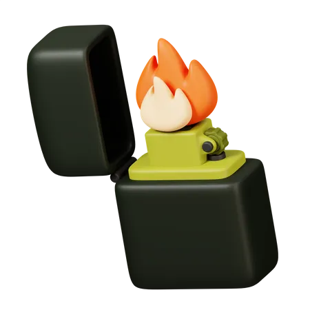 Encendedor zippo  3D Icon