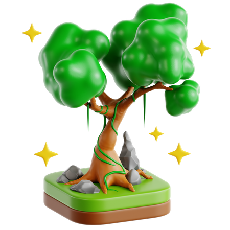 Enchanted Tree  3D Icon