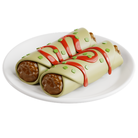 Enchiladas  3D Icon
