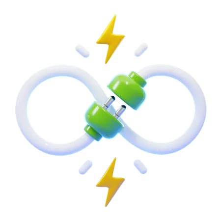 Enchufe electrico  3D Icon