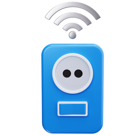 Enchufe inteligente  3D Icon