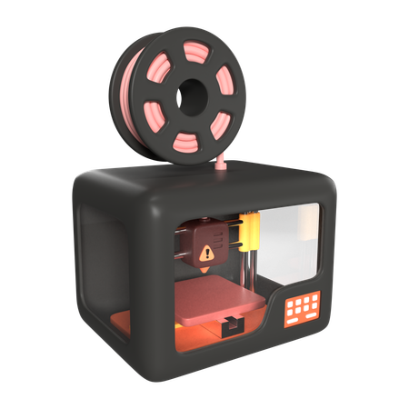 Enclosed 3 D Printer  3D Icon