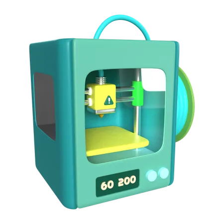 Enclosed 3 D Printer  3D Icon