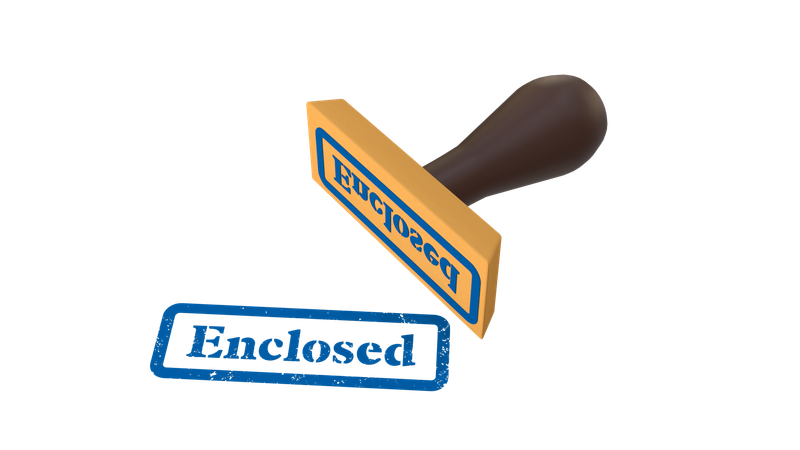 Enclosed  3D Icon