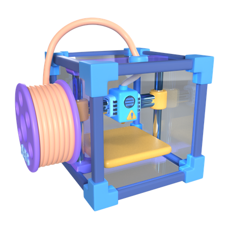 Enclosed 3D Printer  3D Icon