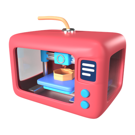 Enclosed 3D Printer  3D Icon