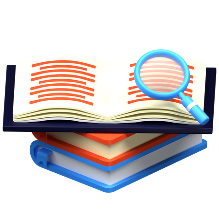 Encontrar libro  3D Icon