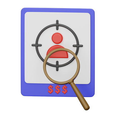 Encontrar criminoso  3D Icon