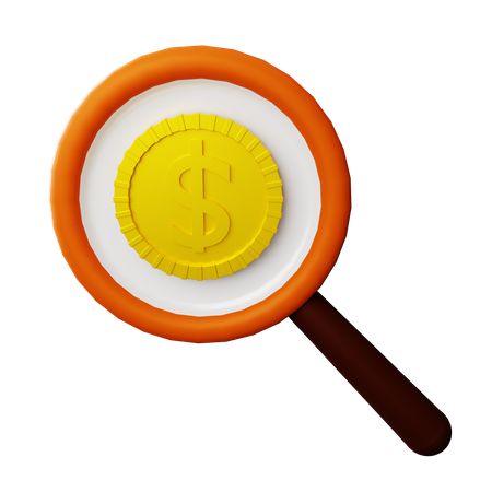 Encontrar dinero  3D Icon