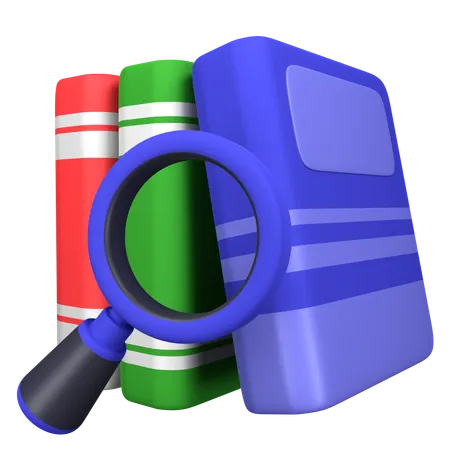 Encontrar libro  3D Icon