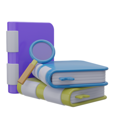 Encontrar libro  3D Icon