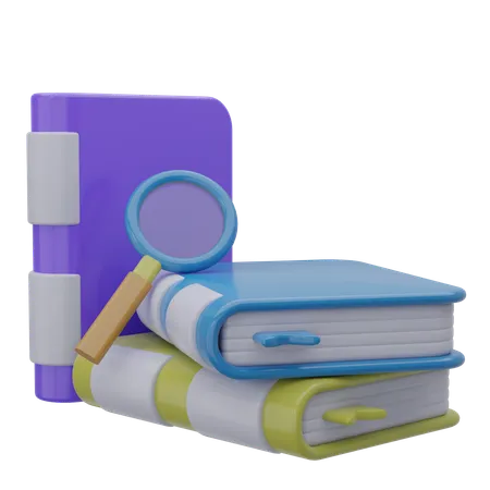 Encontrar libro  3D Icon