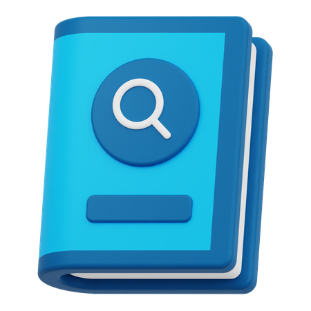 Encontrar libro  3D Icon