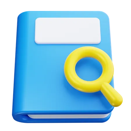 Encontrar libro  3D Icon