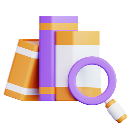 Encontrar libro  3D Icon