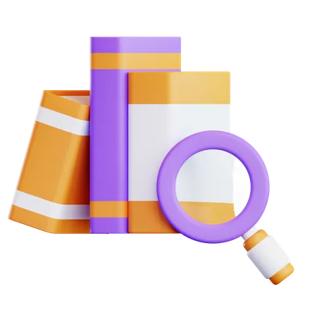 Encontrar libro  3D Icon