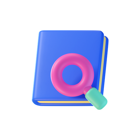 Encontrar libro  3D Icon