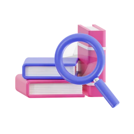 Encontrar libro  3D Icon