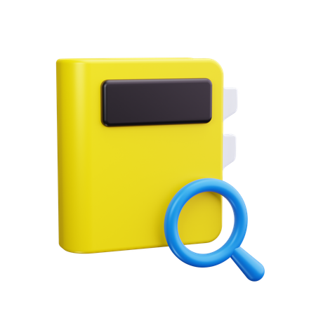 Encontrar livro  3D Icon