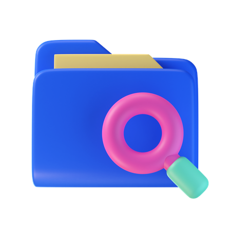 Encontrar pasta  3D Icon