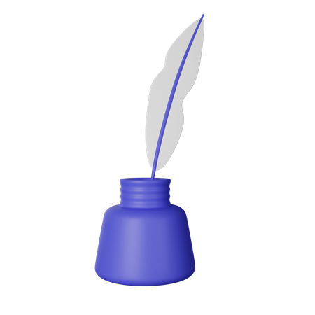 Encre  3D Icon