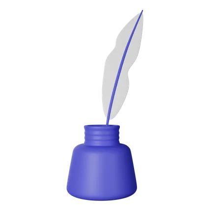 Encre  3D Icon