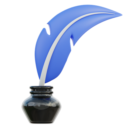 Encre  3D Icon