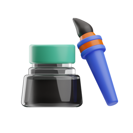 Encre  3D Icon