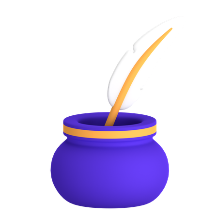 Encrier  3D Icon