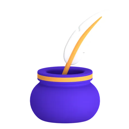 Encrier  3D Icon