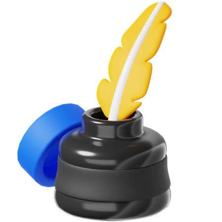 Encrier  3D Icon