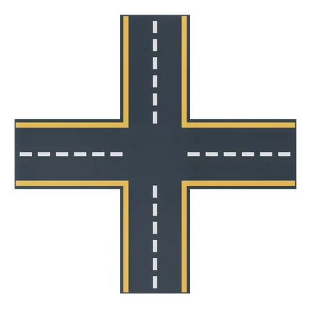 Cruce  3D Icon